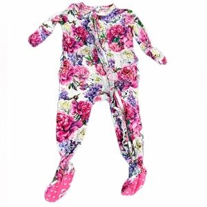 Posh peanut 0-3 month bamboo floral sleeper